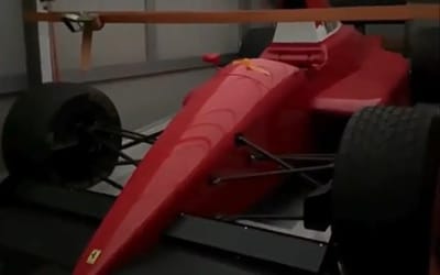 Ferrari F1 car was found on a rundown farm in the English countryside