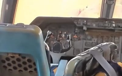 Inside unbelievable abandoned Lockheed plane in Africa where you must pay for a peek