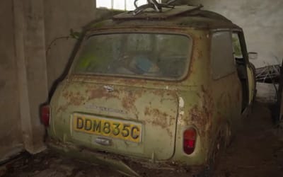 One of Britain’s most iconic automobiles pulled from barn after 47 years