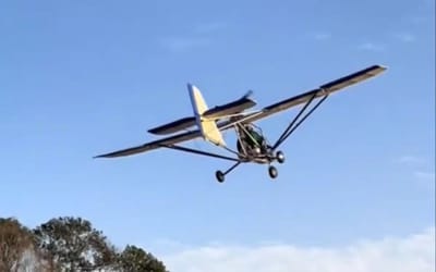 Man spends three weeks building airplane in garage so he can fly without a US pilot’s license