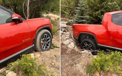 After tow trucks refused to help stuck Rivian R1T a neighbor decided to find the truth