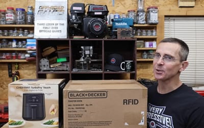 man-tests-out-a-wide-range-of-air-fryers