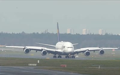 A380 lands with exceptional grace, as smooth as butter