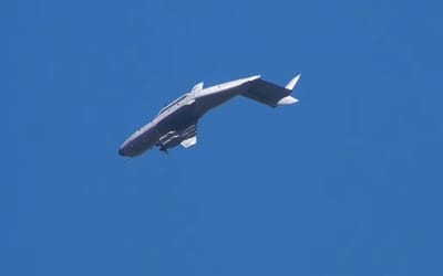 Massive Airbus A400M thrills spectators with a ‘backflip' and full loop just moments after takeoff