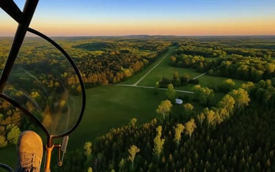 Man uses his single seat aircraft that requires no license to fly to his buddy's house