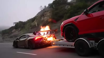 Watch this 1250hp Lamborghini Huracan tow a Urus