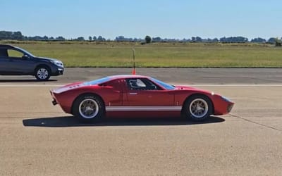 Amazing old Chevy and Ford sports cars try to hit 200 MPH in Arkansas