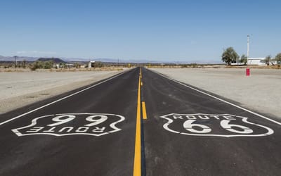 Route 66 was barely paved when it launched in 1926 and within a decade it had become the heartbeat of America