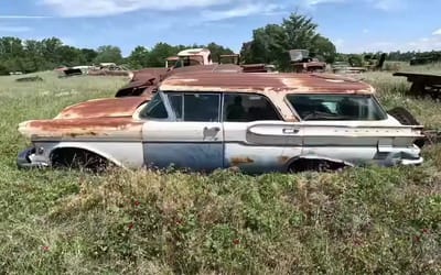 American farm hidden from public is chock full of abandoned rare classic cars