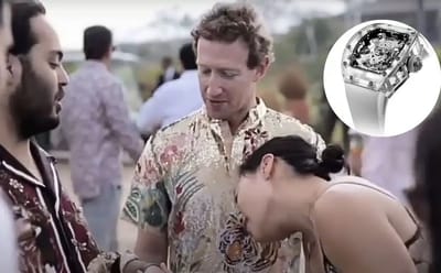 Anant Ambani stuns Mark Zuckerberg with $1m Richard Mille watch during pre-wedding party