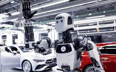 Mercedes-Benz officially employs humanoid robots to work on assembly line