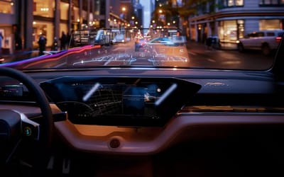 Apple filed patent for wild video game like display on windshield