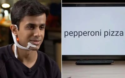 Watch MIT student order pizza with his mind