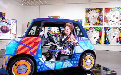 The adorable Fiat Topolino is finally coming to America and this art version is a masterpiece