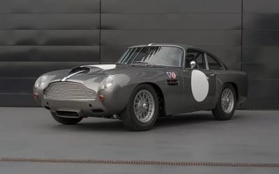 This Aston Martin DB4 GT is a modern tribute to an F1 legend