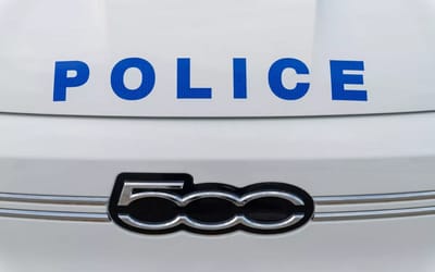 Greek police force has employed the 'least scariest' cop car ever: the Fiat 500e
