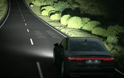 Audi’s Digital Matrix headlights make regular beams look outdated, but they’re illegal in America