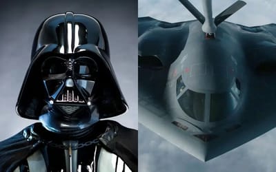 The B-2 Stealth Bomber has a cockpit virtually identical to Darth Vader’s helmet