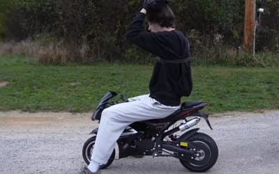 Ohio man road trips 250 miles across the US on Amazon's cheapest motorcycle and it was as wild as you'd expect