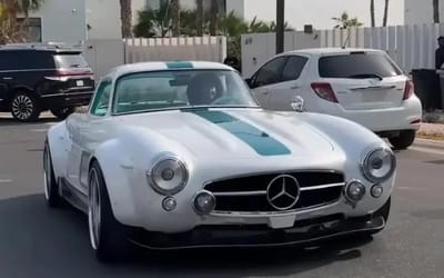 This is the Mercedes 300SL Tesla and it costs an astonishing $1.6 million