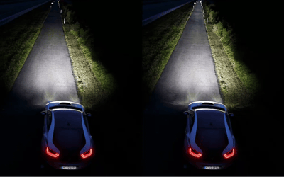 Video shows what the difference between all car headlights looks like and it shows why laser lights are so hated by drivers