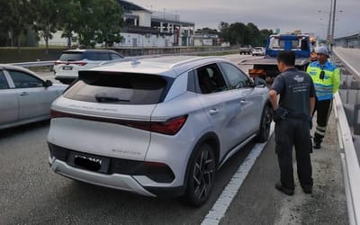 BYD officials visited man in order to explain why his car suddenly emergency-braked on highway