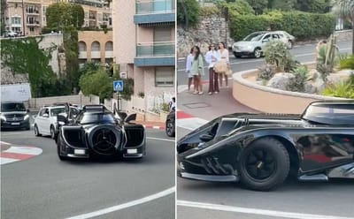 Footage of the real-life Batmobile cruising through Monaco goes viral