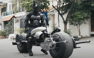 Man creates home-made Batpod that’s actually rideable