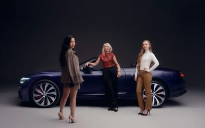 Three of music's most remarkable women designed a Bentley Continental GTC with soundwave embroidery and 24K gold organ stops