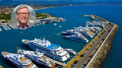 Bill Gates spent $88M on these 460ft and 230ft French Riviera berths with a 20-year lease but he's selling them before his superyacht even goes near them