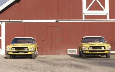 Billionaire American farmers with multi-million dollar muscle car collection found the perfect place to store them