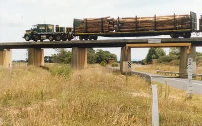 Bizarrely, Australia tried pulling trains using semi trucks with surprising results