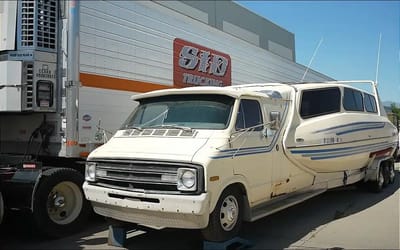 YouTuber manages to acquire one of the rarest cars ever made, otherworldly hybrid between an RV and a boat