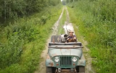 Man abandoned 1955 Willys Jeep in the trees years ago as a ‘one day’ project and then that day finally came