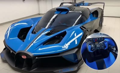 Bugatti unveils stunning finalized interior of Bolide hypercar