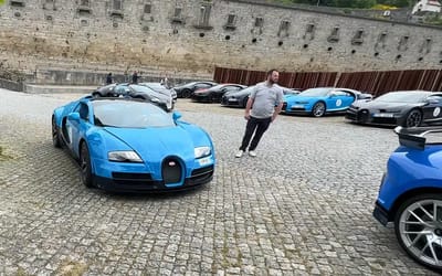 Los Angeles man witnessed ultra-exclusive billionaire Bugatti rally in Europe
