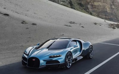 The beautiful Bugatti Tourbillon has been spotted driving around California