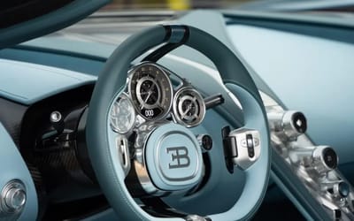 Each of the eight dials in the $4.8 million Bugatti Tourbillon hypercar has its own special motor that costs a pretty penny