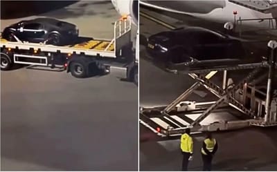 Bugatti seen being loaded onto Emirates flight in unfathomable display of wealth