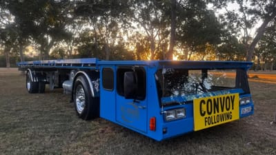 Australia created bizarre 'cab-under' trucks to bypass strict laws and maximise deck space and they look utterly surreal