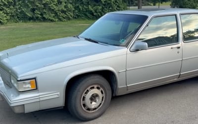 Canadian man spots 1988 Cadillac Fleetwood d'Elegance sitting abandoned on a driveway so he pays $500 and soon learns all about it
