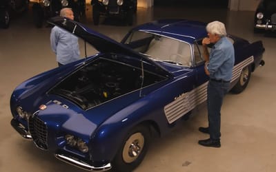 Jay Leno checks out ultra-rare Cadillac left for 25 years in hotel before wife tells husband he has to buy it