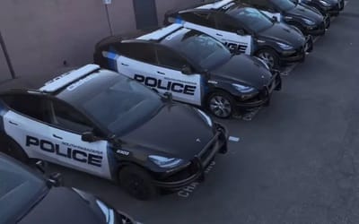 California police roll out 20 new Teslas, America’s first all-electric fleet