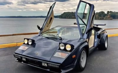 Man managed to track down his granddad’s lost Lamborghini Countach and got emotional recounting the story