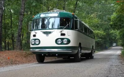 Dad builds the most unbelievable RV from a rare 1940s turbocharged bus few have heard of