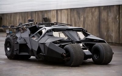 You can now buy Batman’s  fully functional Tumbler but it’ll cost you a pretty penny