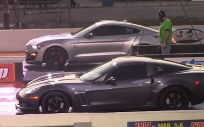 Shelby GT500 goes up against Chevy Corvette Z06 in muscle car showdown, one clear winner