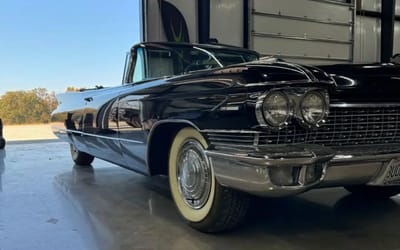 Man who had to sell 1960 Cadillac Series 62 convertible to buy house bought it back years later with his son