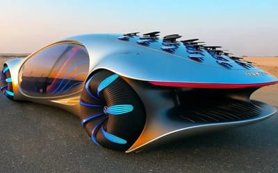 ‘World’s coolest concept car’ the Mercedes AVTR was spotted in the wild at US beach