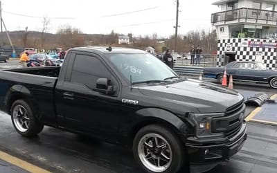 A new Ford F-150 XL went up against a first-generation Pontiac GTO in drag race, it was over in 10 seconds